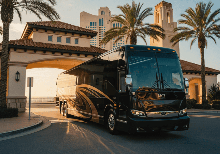 Destination Arrival - Nebo Rides MCI J4500 Motor Coach