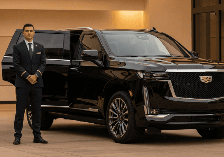 Professional Chauffeur - Nebo Rides Cadillac Escalade-V