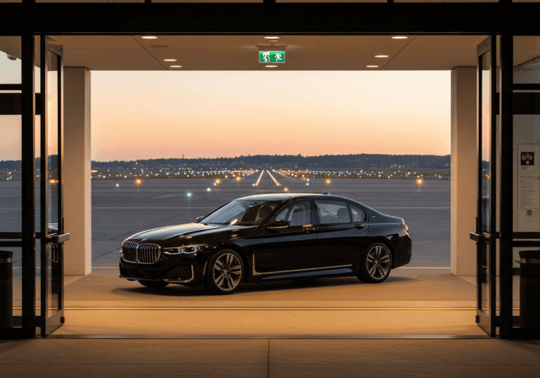 Airport & Flight Services - Nebo Rides BMW 7 Series