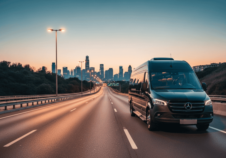 Route & Navigation - Nebo Rides Mercedes-Benz Sprinter Minibus